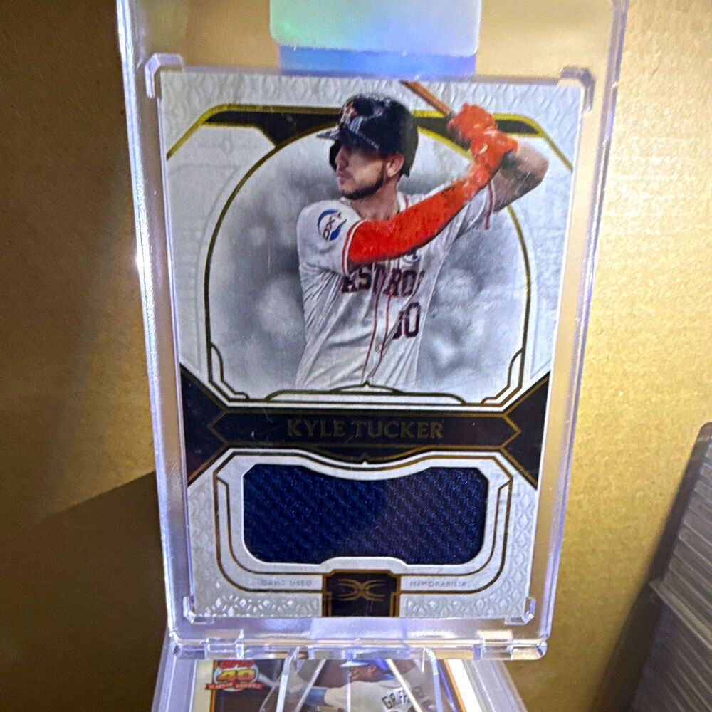 2024 Topps Definitive Jumbo Relic Collection Kyle Tucker DJRC-KT 03/50 Astros